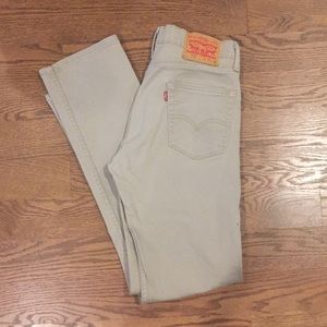 Levi Khaki Denim Jeans